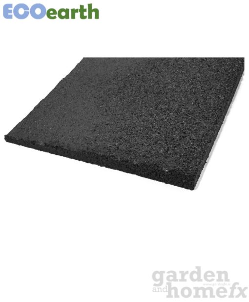 Black Recycled Rubber Ramp 35mm high, supplied from Ireland