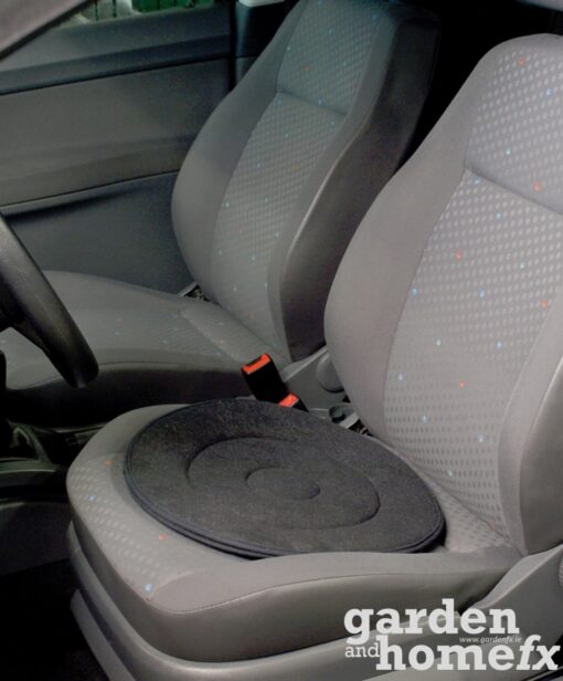 Swivel travel car seat cushion