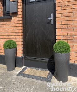 EcoEarth Recycled Rubber Planter & Artificial Hedge Balls - Supplied from Ireland
