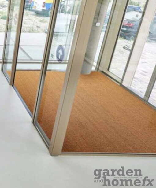 natural coir enterance matting for recessed mat well. supplied in Ireland