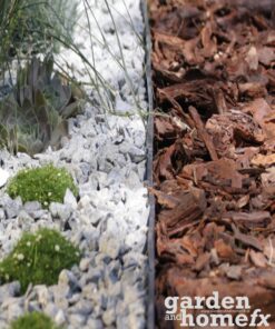 Palis Flexible garden lawn and path edging rim, 100% recycled plastic, stocked in Dublin, Ireland.