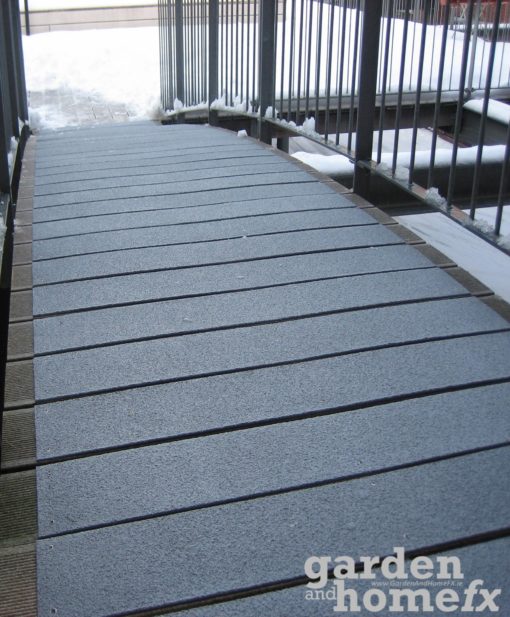 Antislip fibreglass decking strips, supplied from Ireland