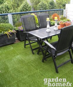 recycled rubber grass tile outdoor stocked in Dublin