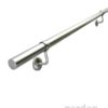Rothley brushed stainless steel stairs handrail kit, stocked in Ireland
