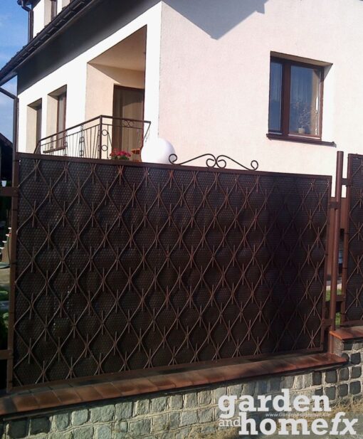 GreenFX Recycled PVC Poly-Rattan balcony screening, stocked in Dublin www.gardenandhomefx.ie