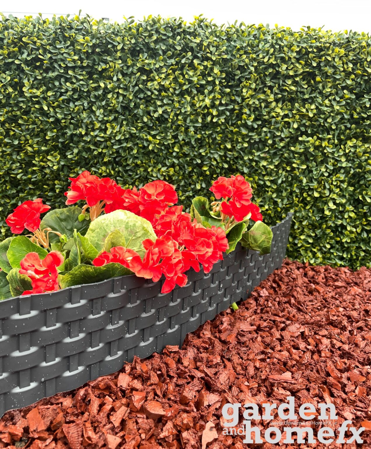 Rattan Plastic Garden Lawn Edging Garden and Home FX