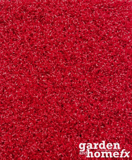 Red Artificial Coloured Gym Grass, Sprint Track - Supplied in Ireland