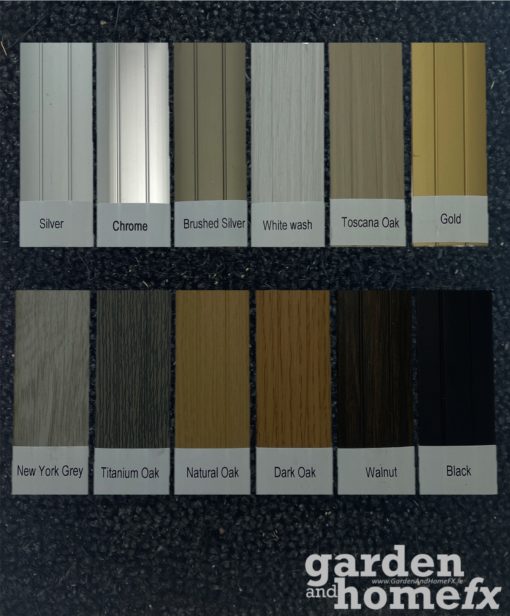 Matwell edging for natural coir enterance matting for recessed mat well. supplied in Ireland