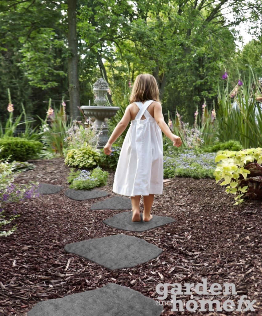 Recycled Rubber Stepping Stones Natural Garden and Home FX