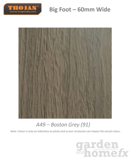 Trojan Peel & Stick Self-adhesive Floor Trim Profiles. Supplied in Ireland www.GardenAndHomeFX.ie
