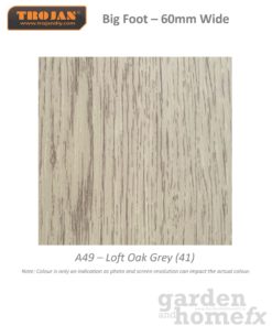 Trojan Peel & Stick Self-adhesive Floor Trim Profiles. Supplied in Ireland www.GardenAndHomeFX.ie