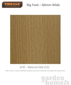 Trojan Peel & Stick Self-adhesive Floor Trim Profiles. Supplied in Ireland www.GardenAndHomeFX.ie