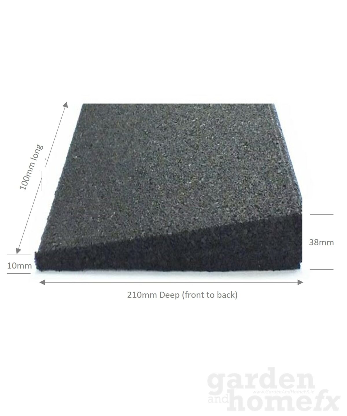 Recycled Rubber Ramp - 1m - Garden and Home FX