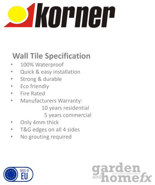 SPC Waterproof Wall Tile - 4mm (2.88m2 Pack) - Image 35